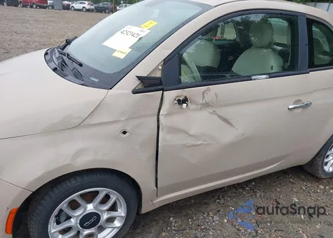 2012 Fiat 500 Pop z USA, uszkodzony, nr VIN 3C3CFFAR9CT112917